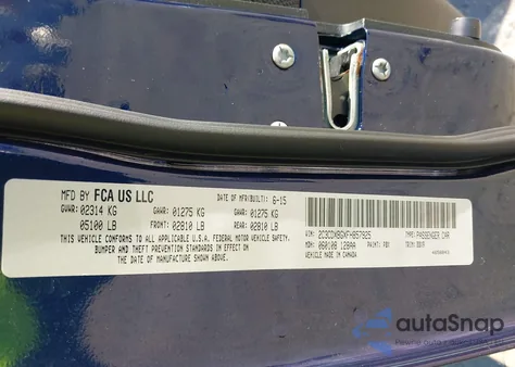 2015 Dodge Charger Se z USA, uszkodzony, nr VIN 2C3CDXBGXFH857925